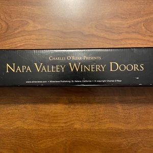 Napa Valley Winery Door Poster 12”x36”